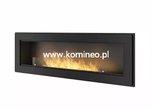 Biokominek ścienny lub do zabudowy we wnęce SIMPLE fire FRAME 900 CZARNY MAT