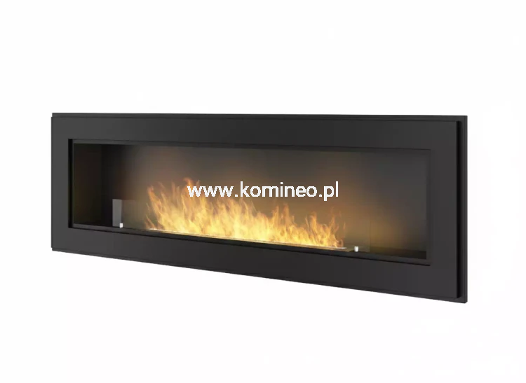 Biokominek ścienny lub do zabudowy we wnęce SIMPLE fire FRAME 900 CZARNY MAT