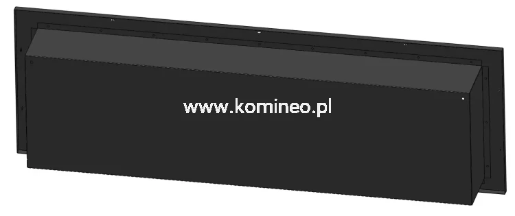 Biokominek ścienny lub do zabudowy we wnęce SIMPLE fire FRAME 900 CZARNY MAT