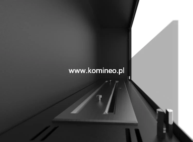 Biokominek ścienny lub do zabudowy we wnęce SIMPLE fire FRAME 900 CZARNY MAT