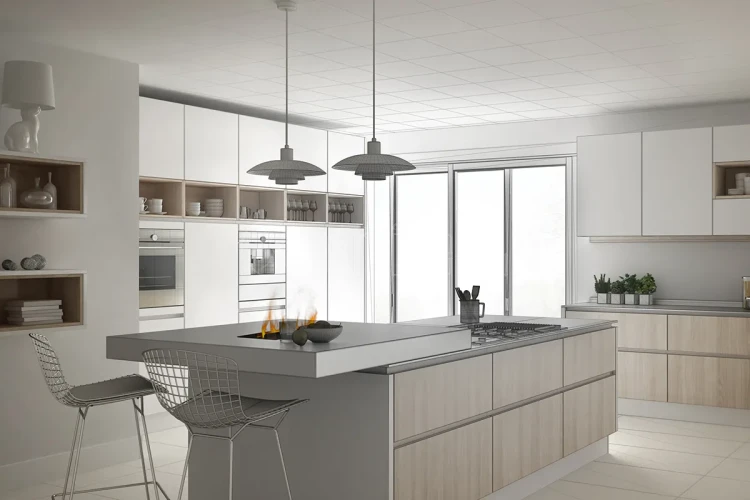 Kaseta elektryczna DIMPLEX 400 LED Optimyst aranżacja