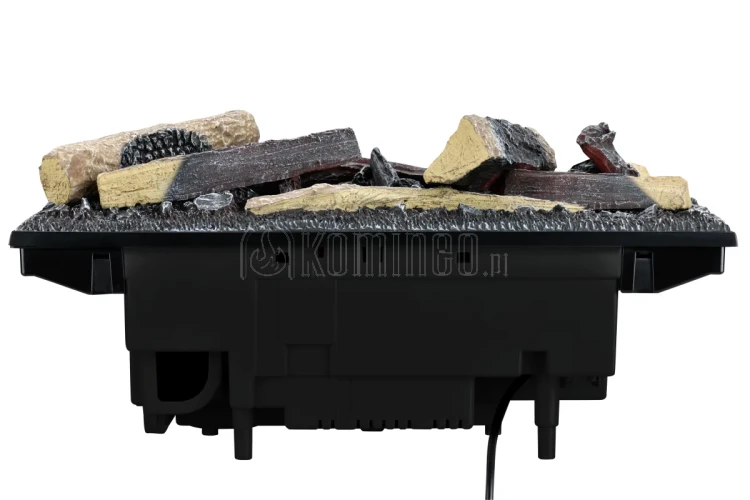 Kaseta elektryczna DIMPLEX 400 LED Optimyst z zestawem polan 600 - widok z tyłu