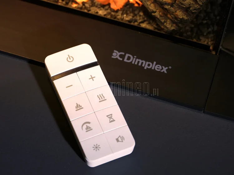 DIMPLEX ASPIRE 30 Kominek elektryczny do zabudowy - pilot