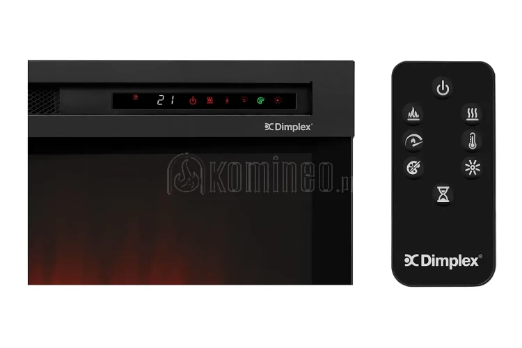 DIMPLEX Wkład elektryczny 26" Firebox XHD - sterowanie na wyświetlaczu i pilotem