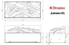 DIMPLEX JUNEAU XL Multikolor Optimyst 3D schemat