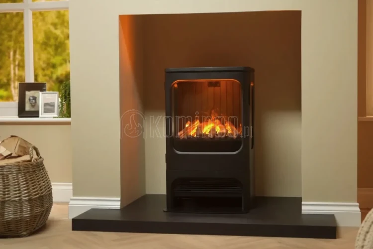 DIMPLEX MAPLETON 80 Optimyst 3D Kominek elektryczny wolnostojący aranżacja