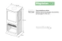 DIMPLEX MAPLETON 100 Optimyst 3D schemat