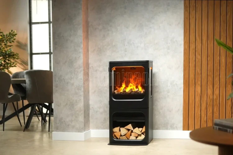 DIMPLEX MAPLETON 100 Optimyst 3D Kominek elektryczny trójstronny aranżacja