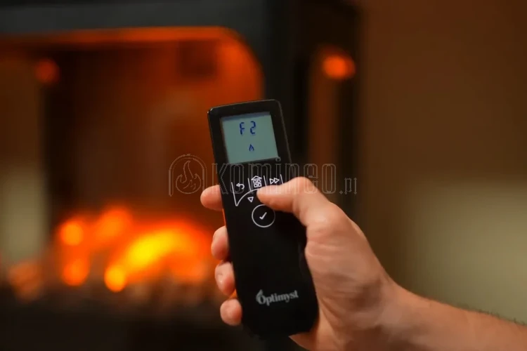 DIMPLEX MAPLETON 100 Optimyst 3D obsługa pilotem