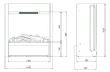 DIMPLEX ALBANY Multikolor Optimyst 3D schemat