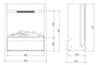 DIMPLEX ALBANY Multikolor Optimyst 3D schemat