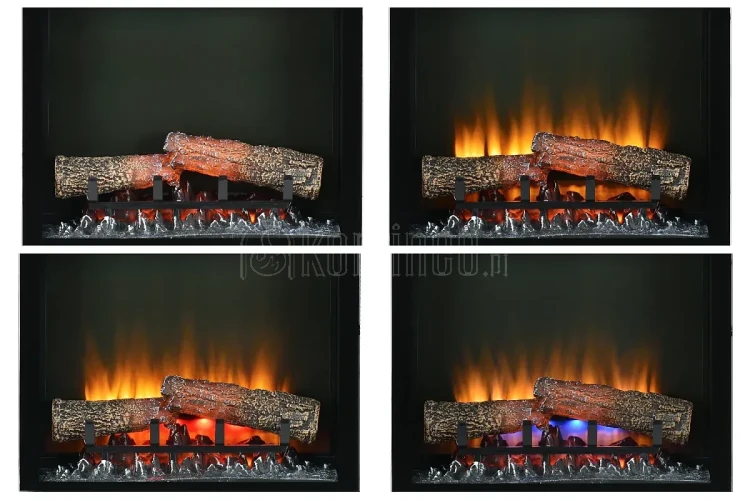 Podświetlenie w DIMPLEX CAMPANA MILANO XHD -brak-pomarańczowe-czerwone-niebieskie