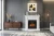 DIMPLEX CAMPANA MILANO orzech kominek portalowy aranżacja