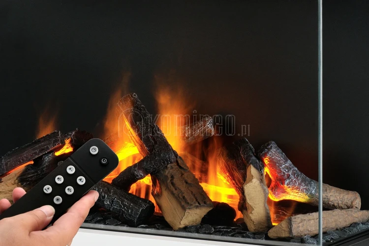 DIMPLEX 3 STEP Multikolor Optimyst 3D Kominek elektryczny do zabudowy - sterowanie pilotem