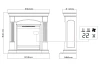 DIMPLEX CAMPANA MILANO schemat kominka