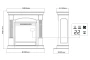 DIMPLEX CAMPANA MILANO schemat kominka