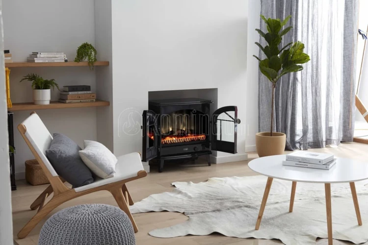 DIMPLEX STOCKBRIDGE Piecyk elektryczny z otwieranymi drzwiczkami aranżacja