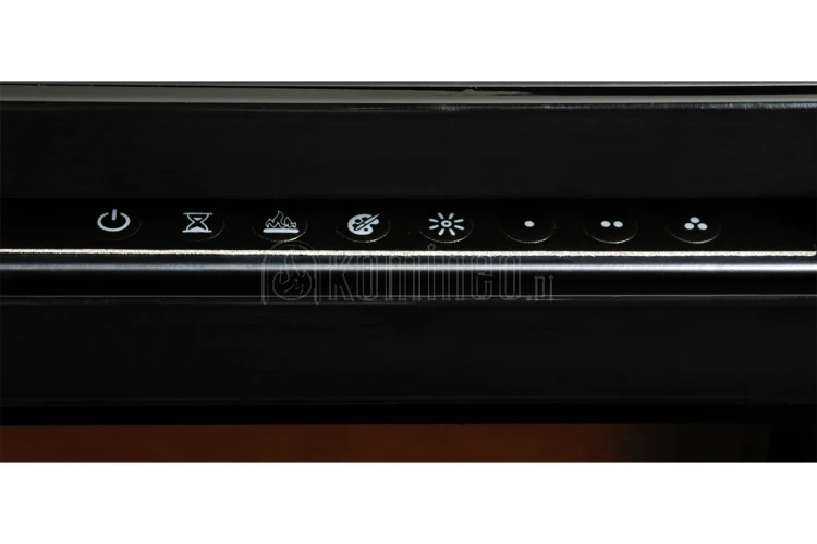 Kominek elektryczny DIMPLEX PRISM 34 - panel sterowania na obudowie