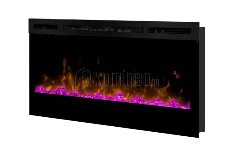 Kominek elektryczny DIMPLEX PRISM 34 - podświetlenie purpurowe
