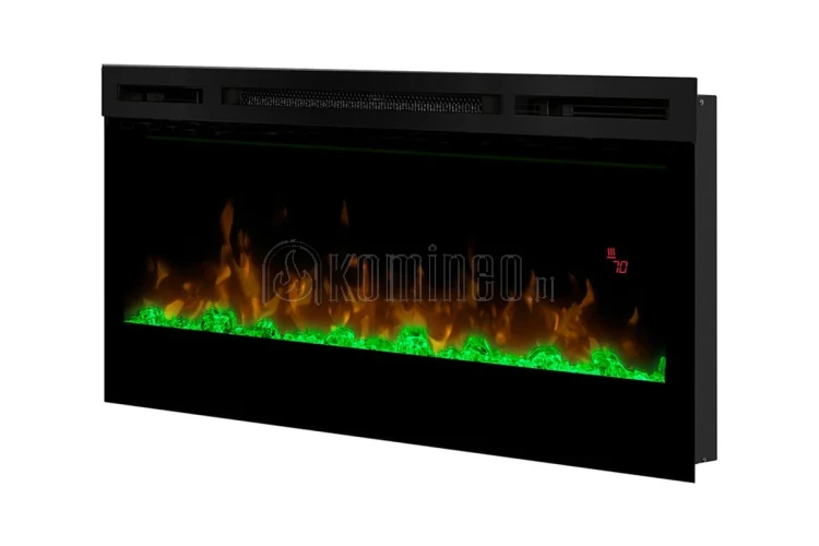 Kominek elektryczny DIMPLEX PRISM 34 - podświetlenie zielone