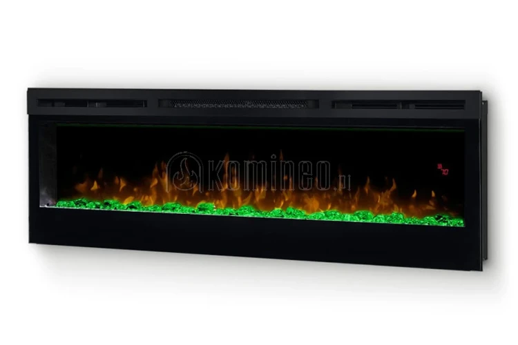 Kominek elektryczny DIMPLEX PRISM 50 Optiflame - podświetlenie zielone