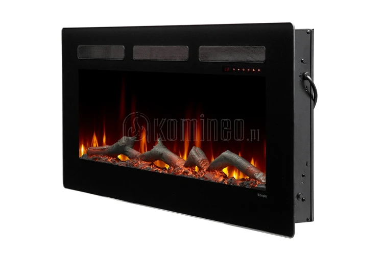 Kominek elektryczny DIMPLEX SIERRA 48 z polanami widok z prawej