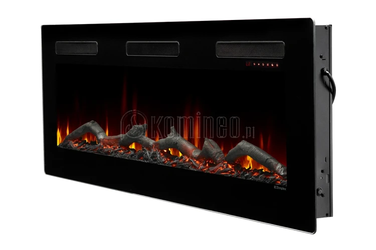 Kominek elektryczny DIMPLEX SIERRA 60 z polanami - widok z prawej