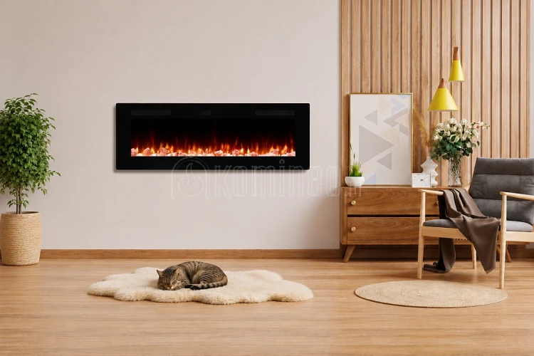 DIMPLEX SIERRA 60 Kominek elektryczny na ścianę z kryształkami