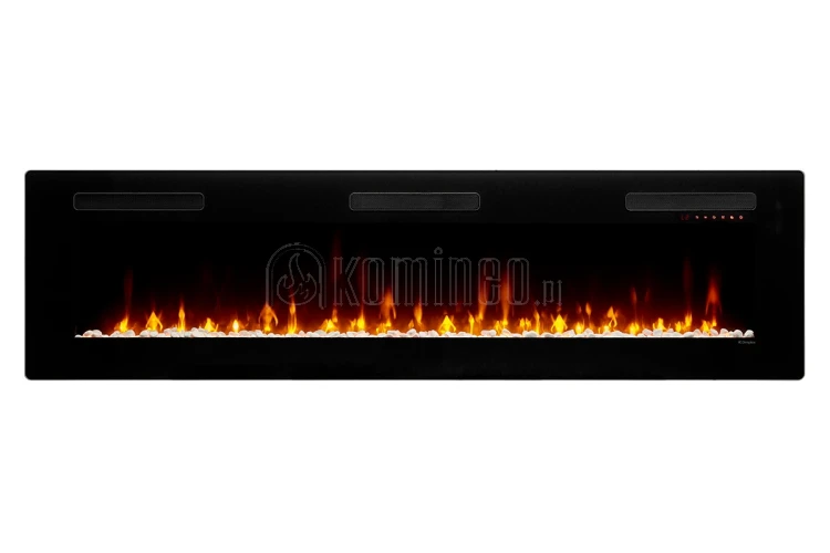 DIMPLEX SIERRA 72 Kominek elektryczny naścienny lub do zabudowy z białymi kamieniami
