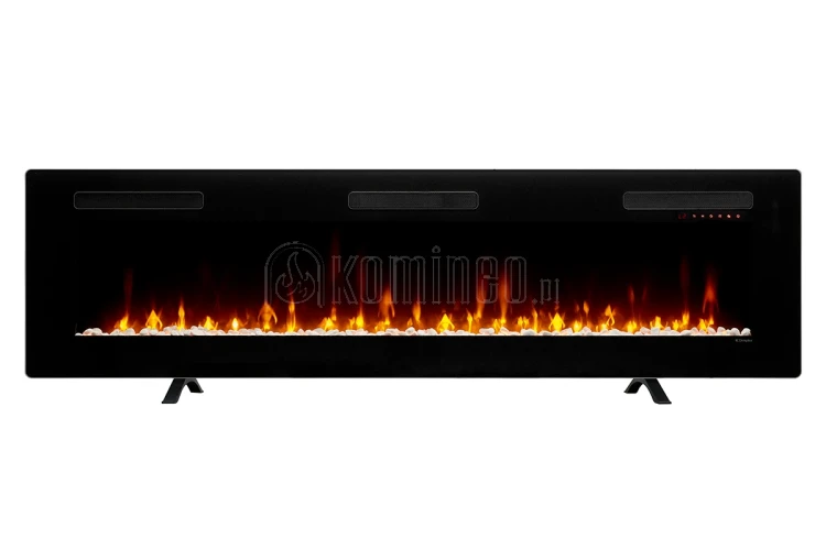 DIMPLEX SIERRA 72 z białymi otoczakami Kominek elektryczny wolnostojący