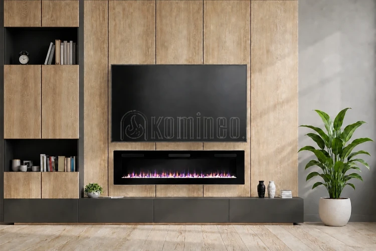 DIMPLEX SIERRA 72 Kominek elektryczny naścienny z otoczakami