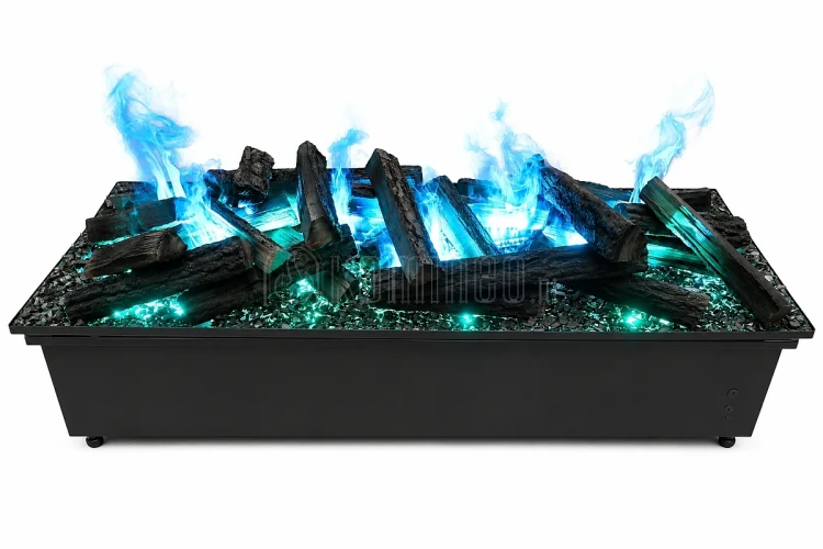 DIMPLEX TRITON 1000 Kaseta elektryczna Optimyst 3D - płomień i podświetlenie akwamaryna