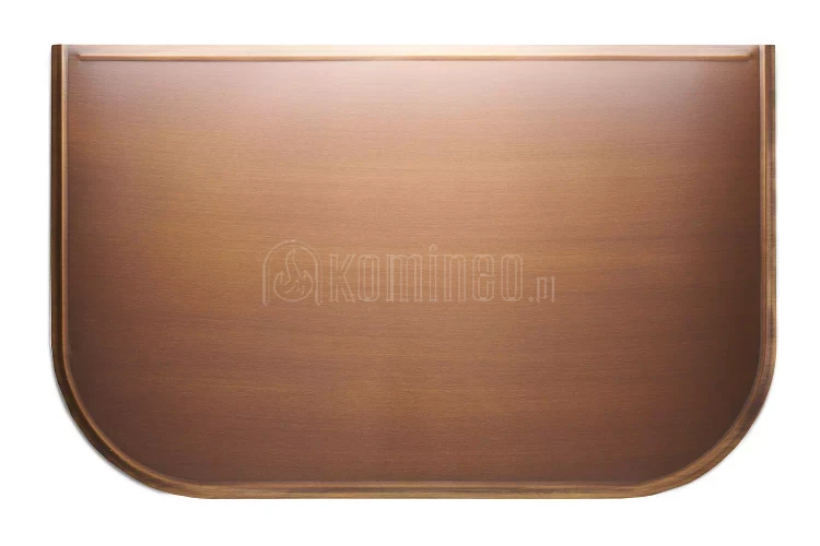 ArtFuego BL-005-P Blacha przed kominek z mosiądzu, PATYNA, 500x800