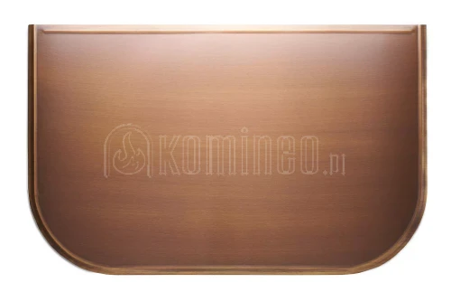 ArtFuego BL-009-P Blacha przed kominek z mosiądzu, PATYNA, 600x1000
