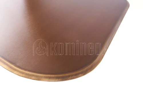 ArtFuego BL-009-P Blacha przed kominek z mosiądzu, PATYNA, 600x1000