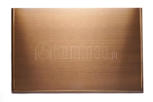 ArtFuego BL-009-P-K Blacha przed kominek z mosiądzu, PATYNA, 600x1000