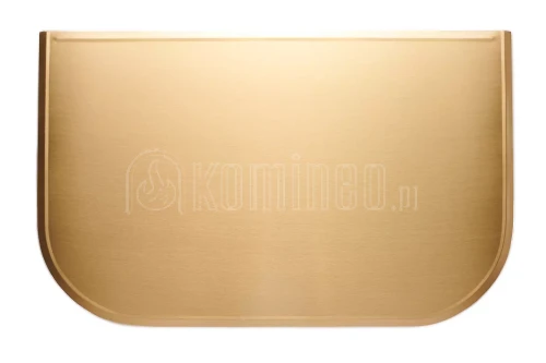ArtFuego BL-009-S Blacha przed kominek z mosiądzu, SATYNA, 600x1000