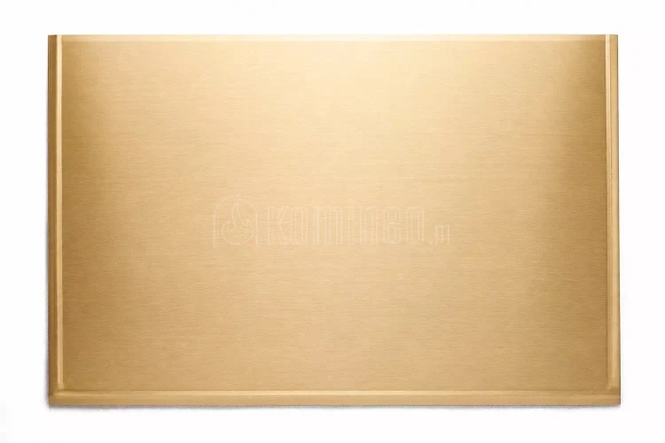 ArtFuego BL-009-S-K Blacha przed kominek z mosiądzu, SATYNA, 600x1000