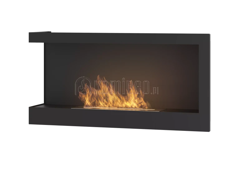 SIMPLE fire CORNER 900 lewy Biokominek do zabudowy narożny