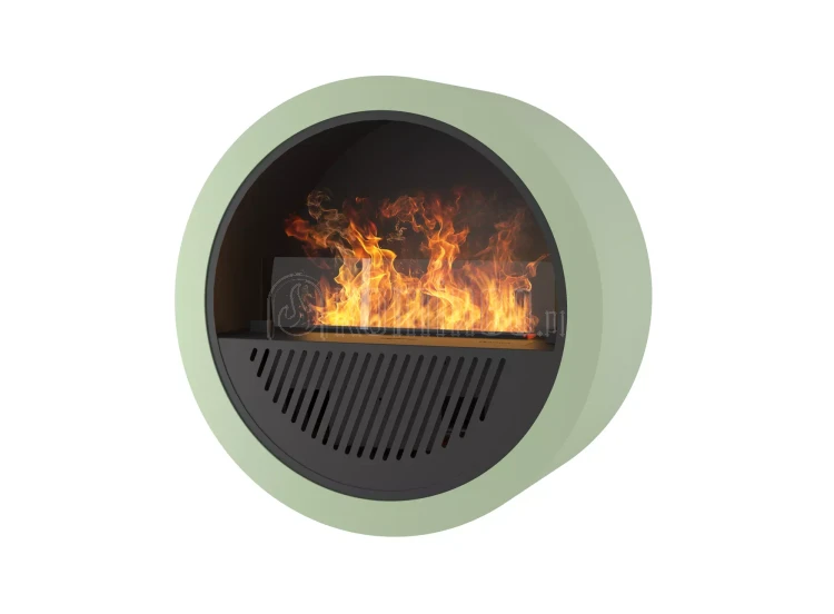 INFIRE INVAPO INCYRCLE WALL ZIELONY Kominek elektryczny 3D do zawieszenia
