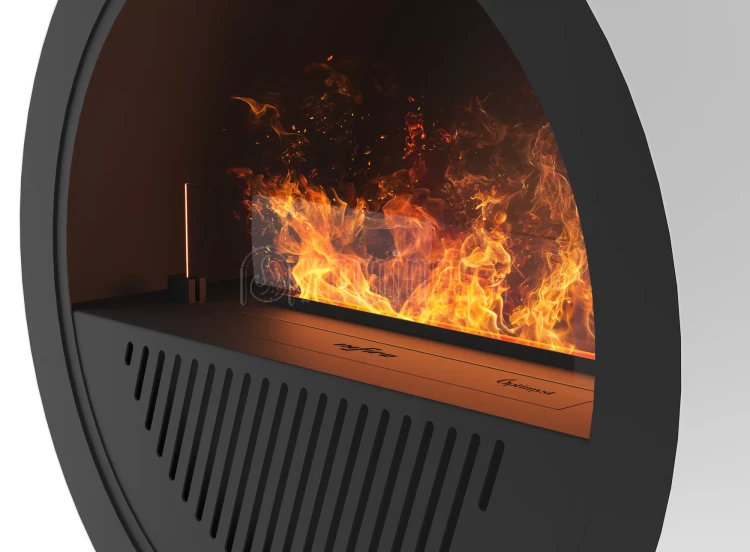INFIRE INVAPO INCYRCLE STAND BIAŁY Kominek elektryczny 3D wolnostojący