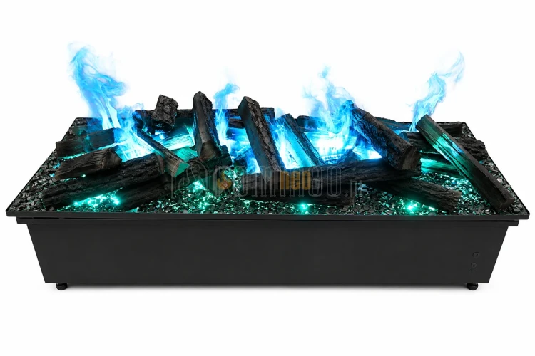 DIMPLEX TRITON 1000 Kaseta elektryczna Optimyst 3D płomień i podświetlenie akwamaryna