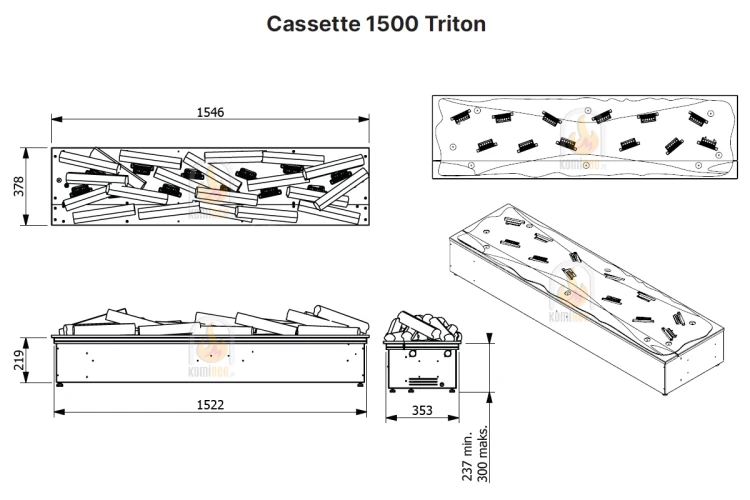 Schemat kasety DIMPLEX TRITON 1500