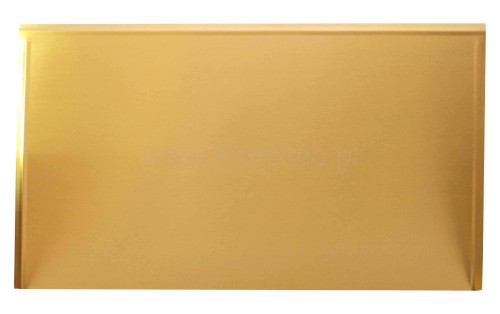 ArtFuego BL-009-S-K Blacha przed kominek z mosiądzu, SATYNA, 600x1000