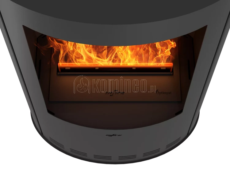 INFIRE INVAPO INCOZA OVAL Kominek elektryczny 3D wolnostojący