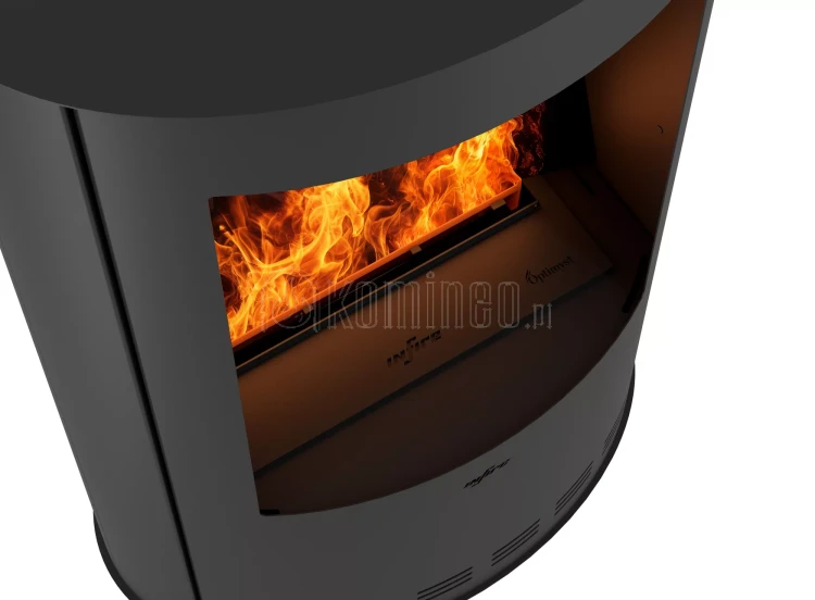 INFIRE INVAPO INCOZA OVAL Kominek elektryczny 3D wolnostojący