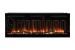 Kominek elektryczny Dimplex SENSE 50 Optiflame do zabudowy, płomień naturalny, brak podświetlenia paleniska