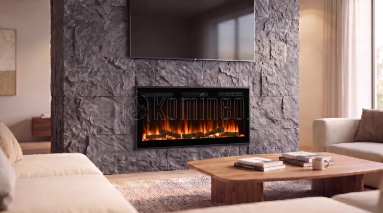 Kominek elektryczny Dimplex SENSE 50 Optiflame aranżacja