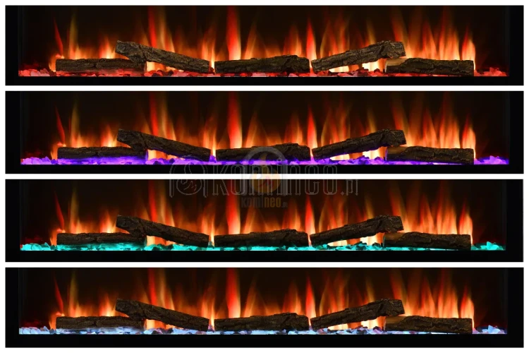 Kominek elektryczny Dimplex SENSE 50 RGB różne kolory podświetlenia paleniska