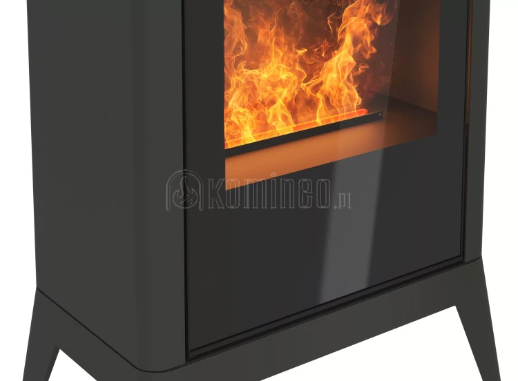 INFIRE INVAPO INPURO QUATRO Kominek elektryczny 3D wolnostojący - RAL 7003